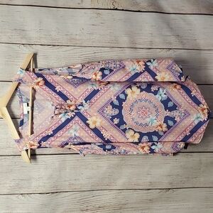 J. Jill Floral Tank - Size Medium